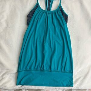 Lululemon Athletica Teal Tank Tops